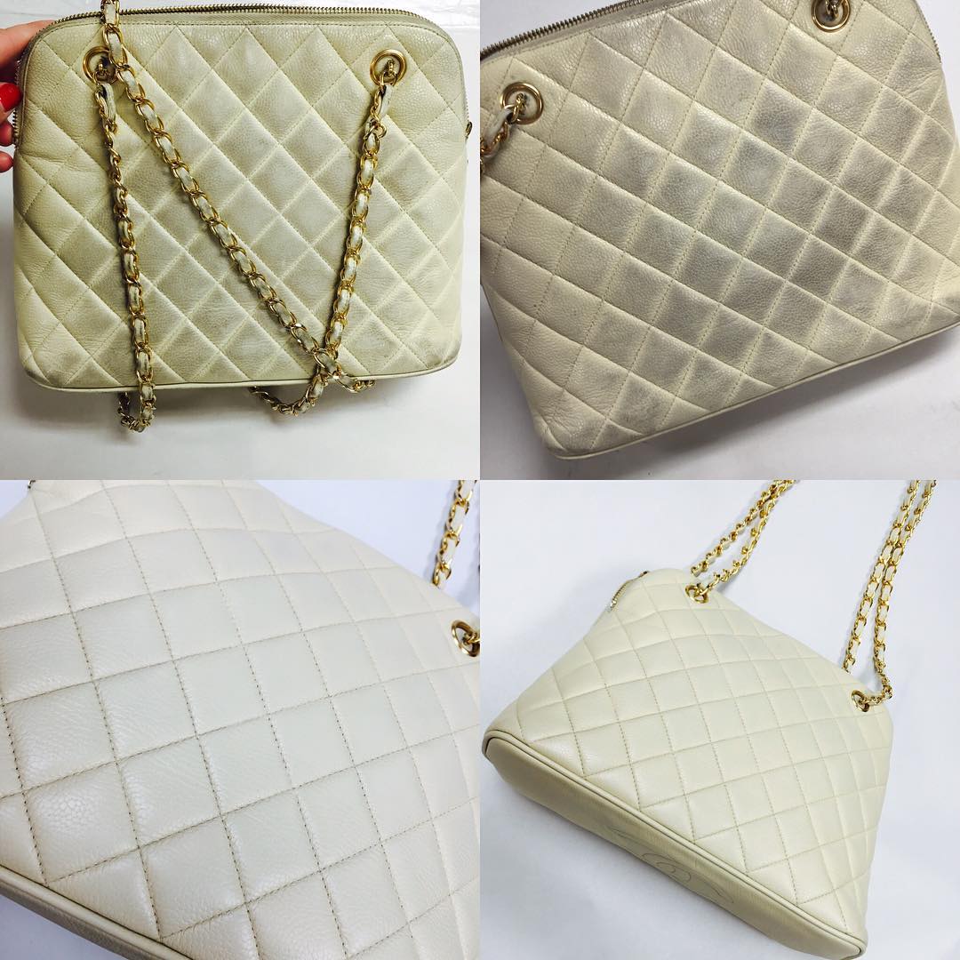 Chanel Leather Cleaning and Refinishing