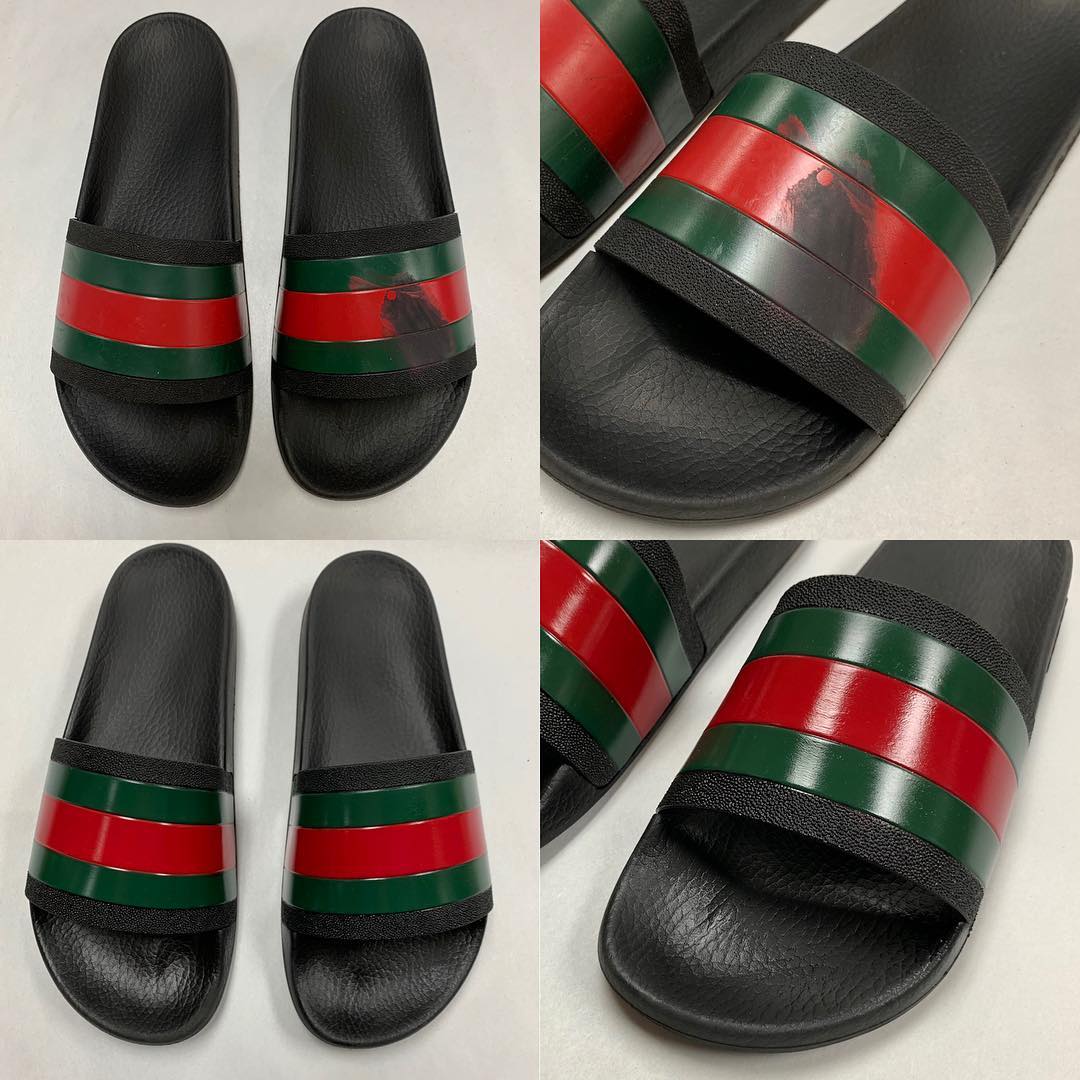 Gucci Slides Stripe Recoloring