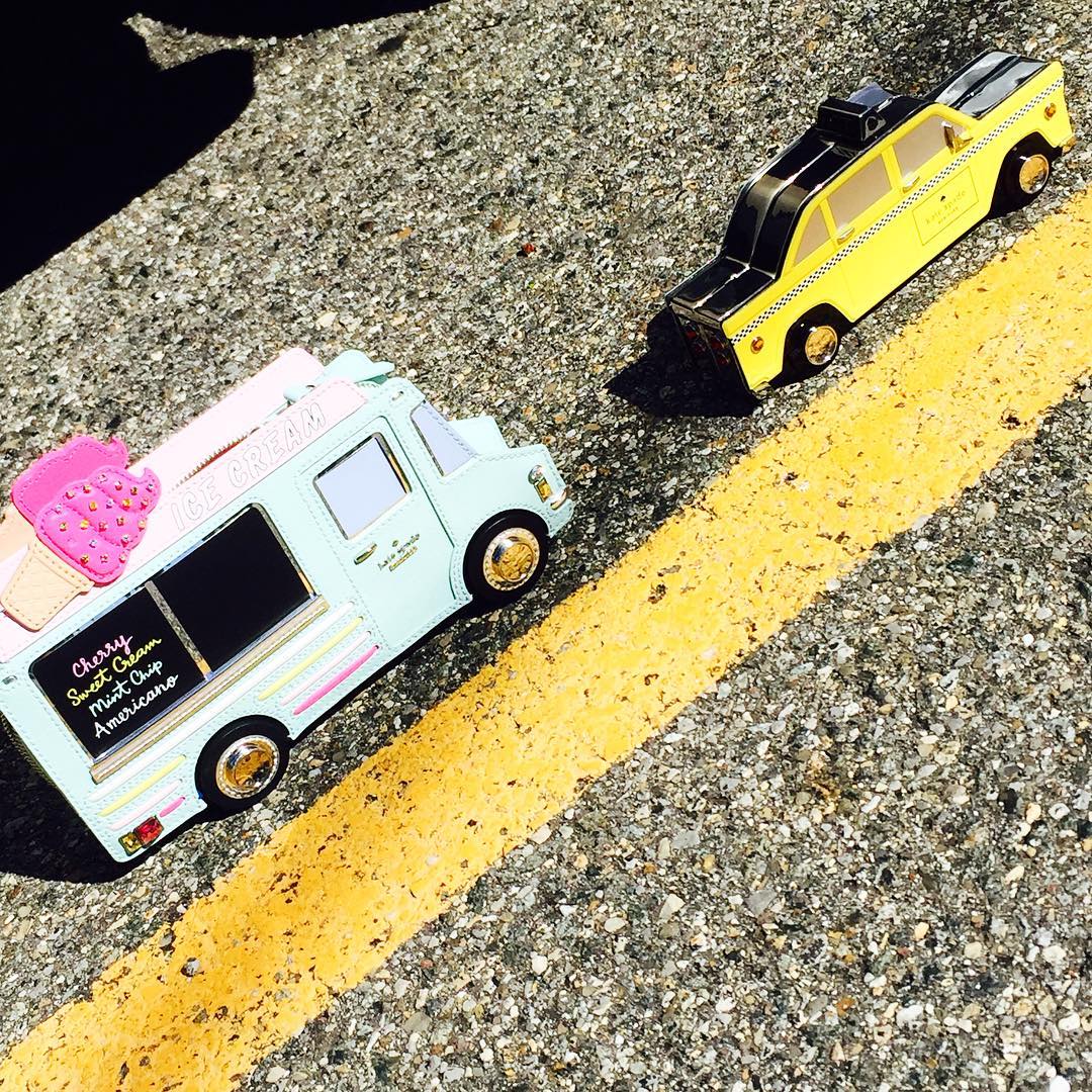 Kate Spade Ice Cream Truck and Taxi