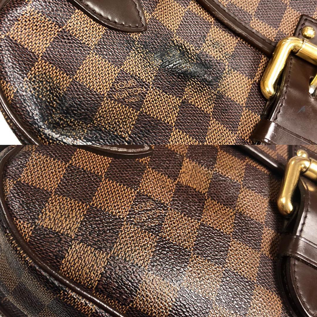 LV Damier Ebene Scratch Refinishing