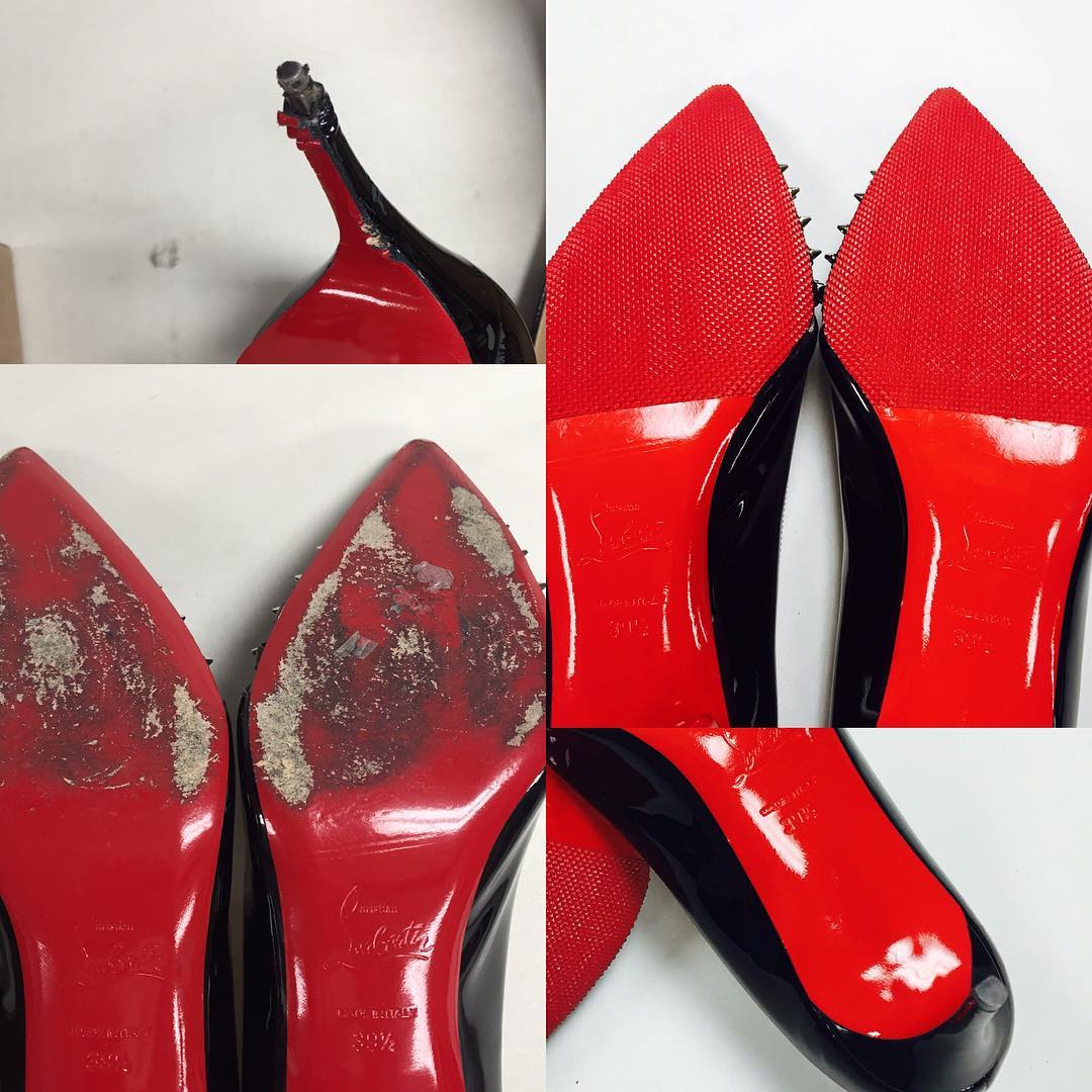 Louboutin Protective Soles and Rip Repair