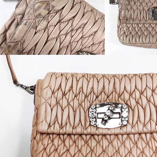 Miu Miu Leather Redye