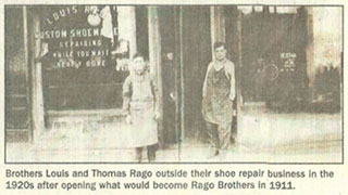The bottom corners - Rago Brothers Shoe & Leather Repair