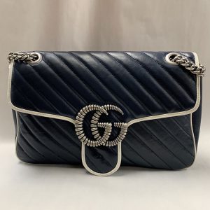 black and silver gucci bag