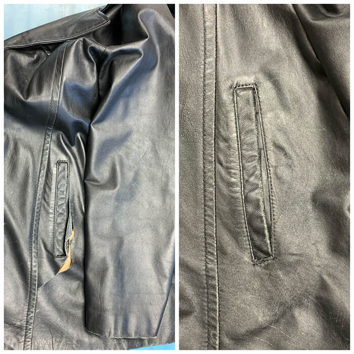 Leather Tear Near Pocket