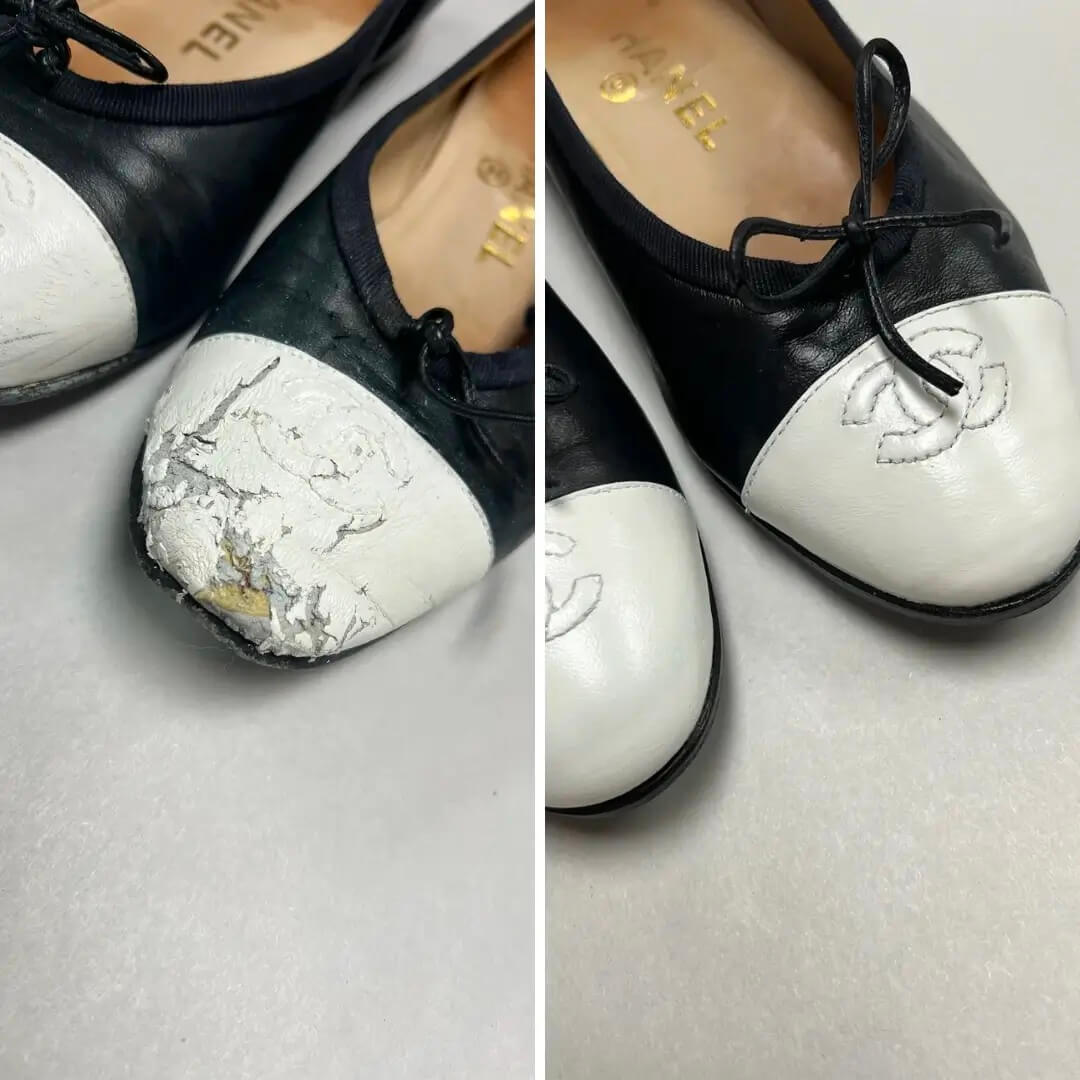 Chanel Ballet Flats custom toe replacement