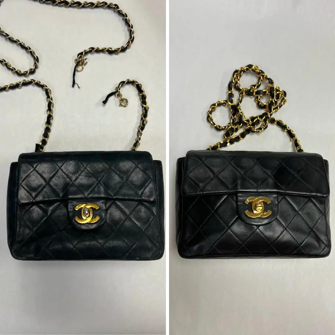 Chanel redye and replate hardware