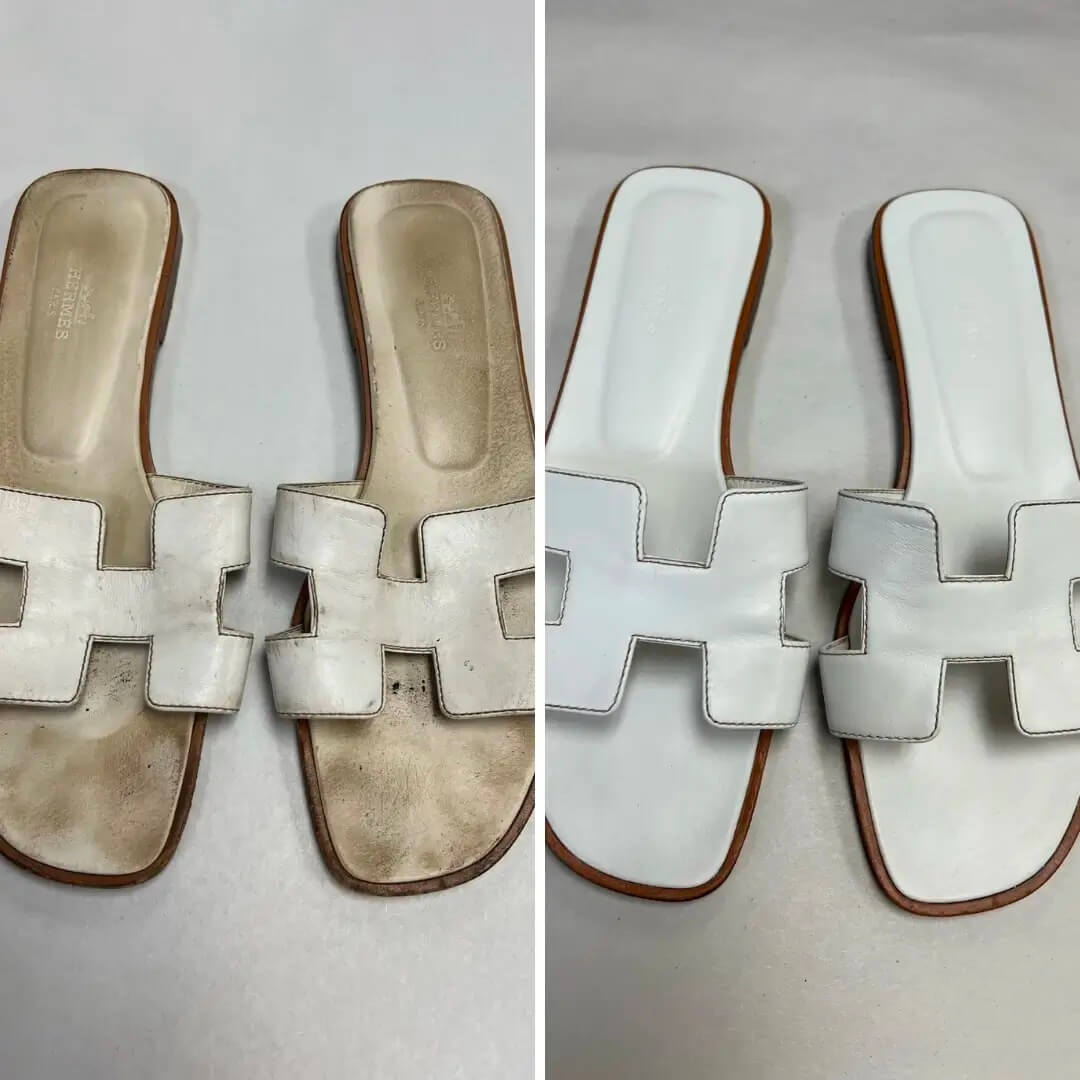 Hermes Oran Sandals - clean & redye